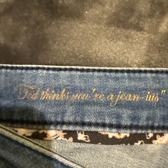 Ted Baker jeans Aaciee Mid Wash Raw Hem Skinny Jeans Size 32 women - Picture 7 of 13